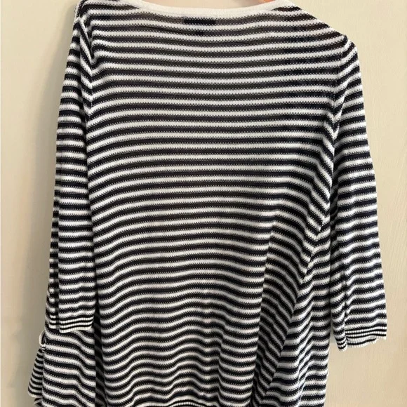 THE Limited Monochrome Striped Cardigan - Picture 3 of 3